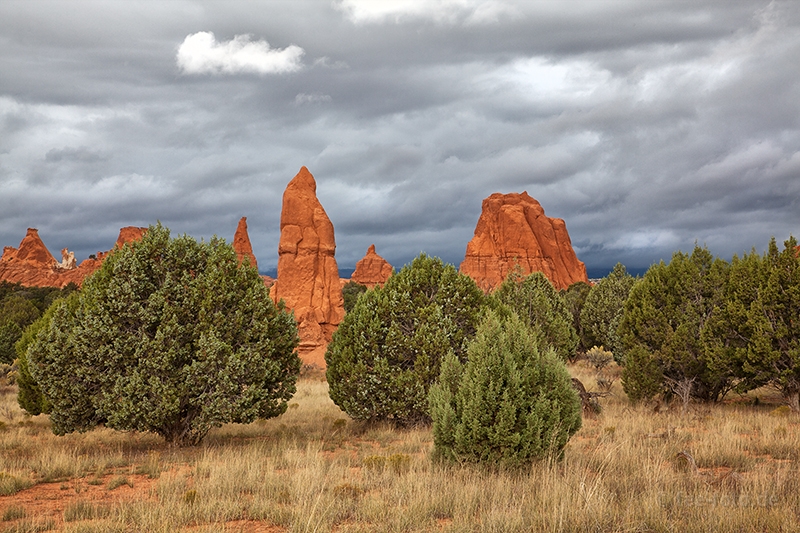 Tiefe Wolken über dem Kodachrome NP